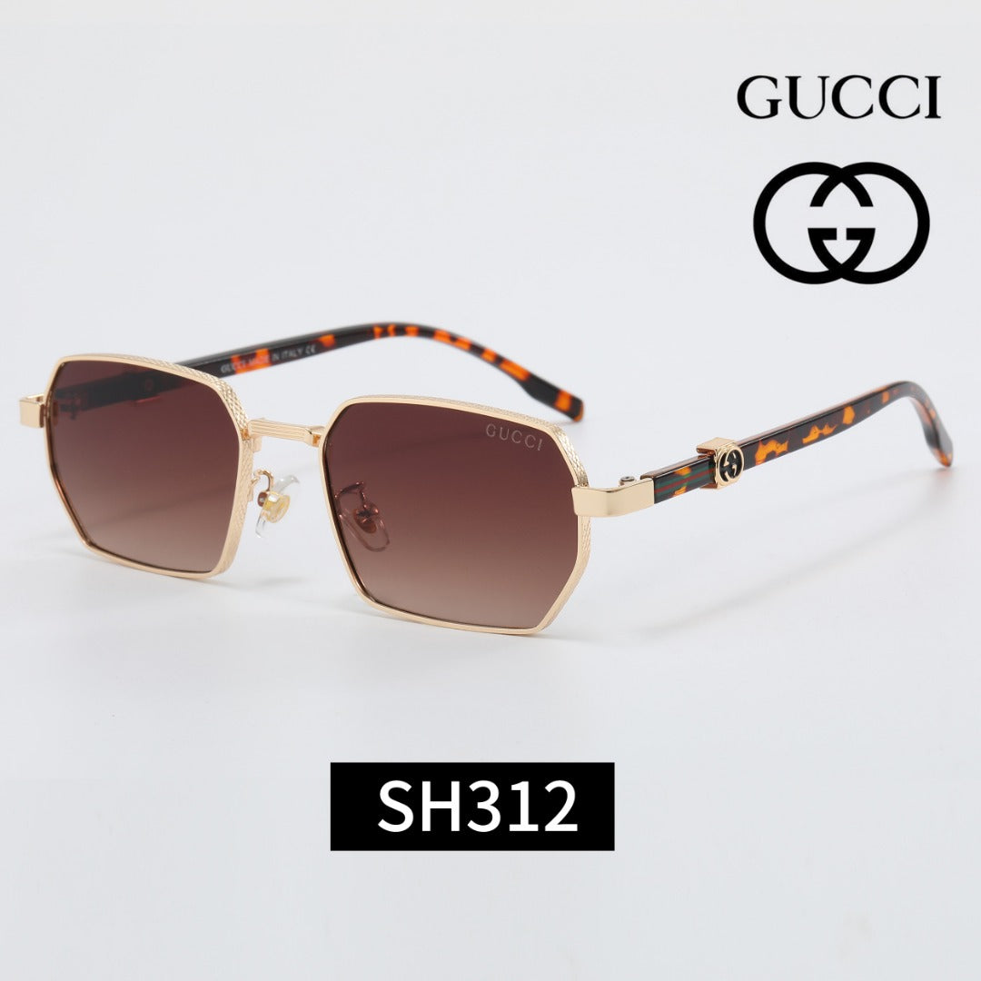 6-Color Stylish Metal-Frame Sunglasses—SH312