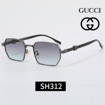 6-Color Stylish Metal-Frame Sunglasses—SH312
