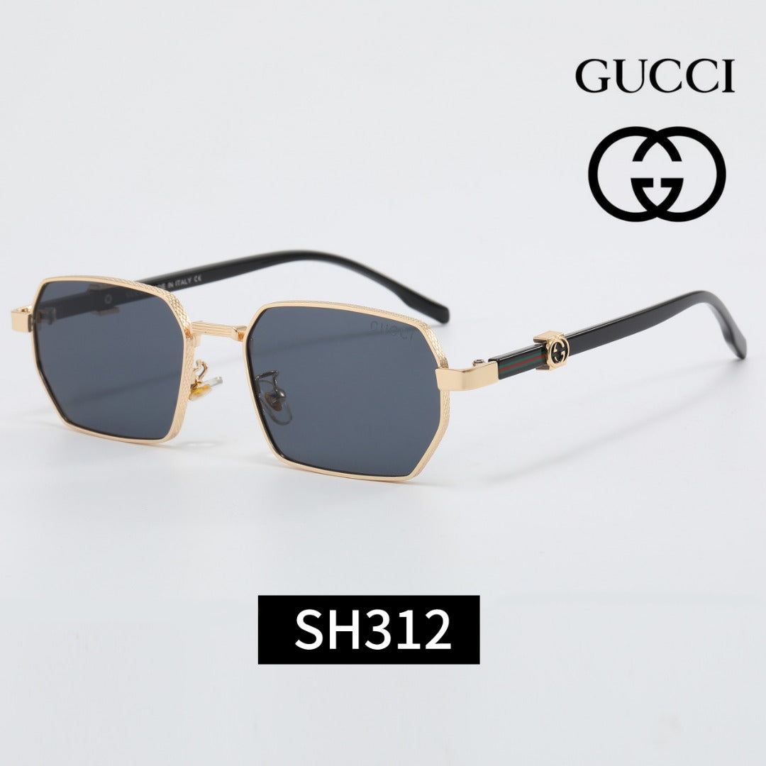 6-Color Stylish Metal-Frame Sunglasses—SH312
