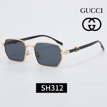6-Color Stylish Metal-Frame Sunglasses—SH312