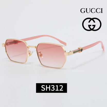6-Color Stylish Metal-Frame Sunglasses—SH312