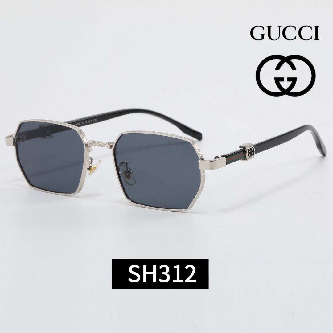 6-Color Stylish Metal-Frame Sunglasses—SH312