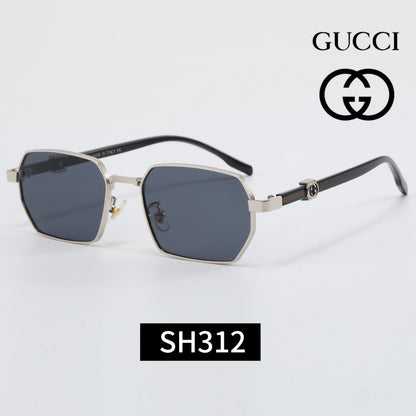6-Color Stylish Metal-Frame Sunglasses—SH312