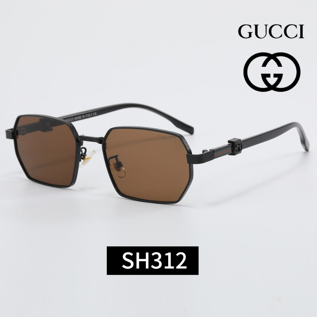 6-Color Stylish Metal-Frame Sunglasses—SH312