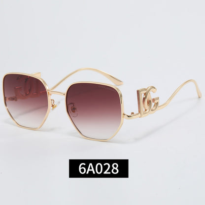 7-Color Stylish Metallic Letter Sunglasses—6A028