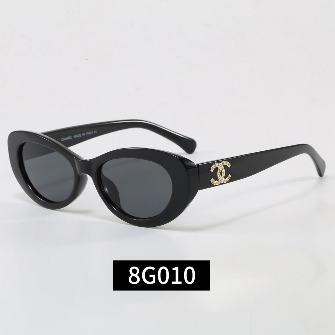 6-color oval exquisite sunglasses 8G010