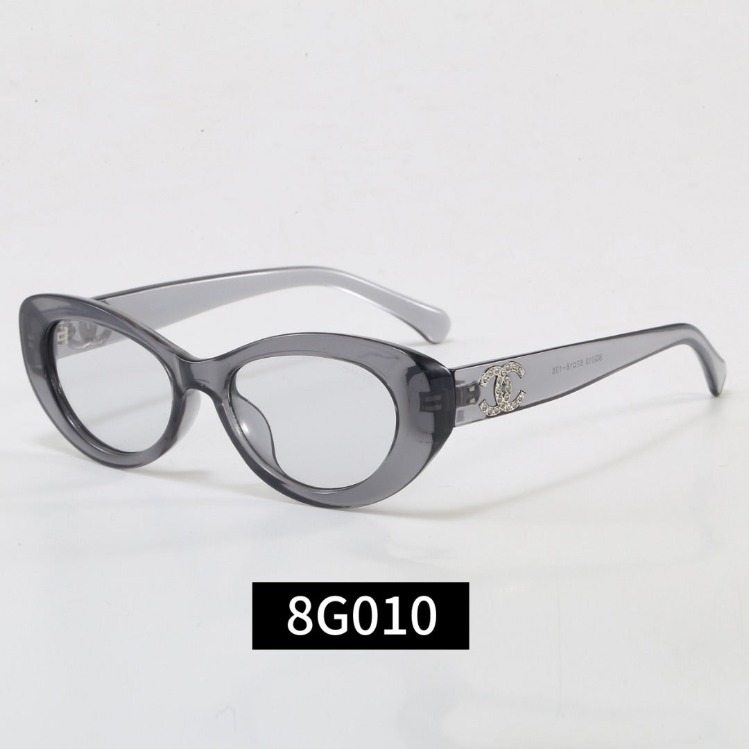 6-color oval exquisite sunglasses 8G010