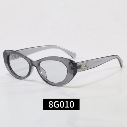 6-color oval exquisite sunglasses 8G010