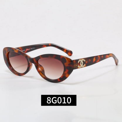 6-color oval exquisite sunglasses 8G010