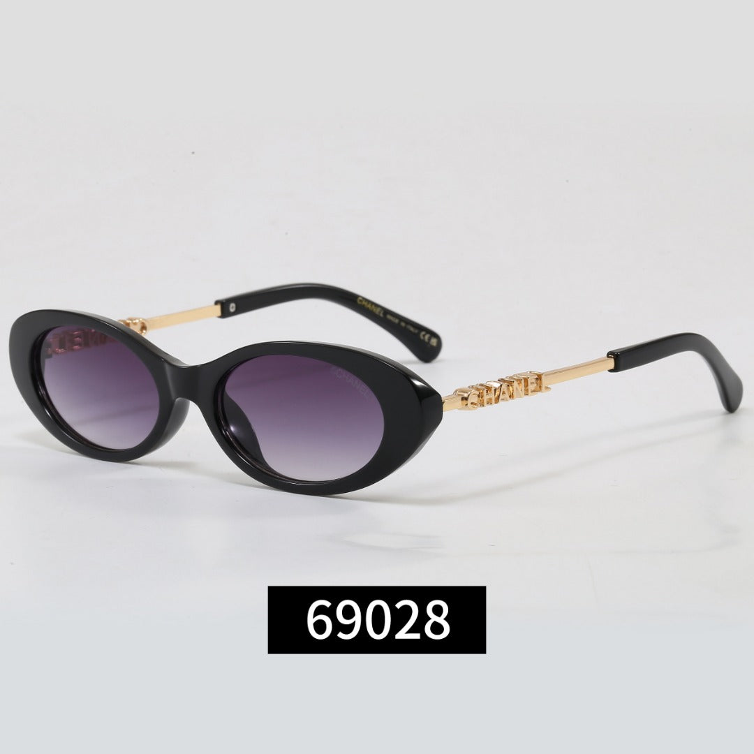 8-color oval premium sunglasses 69028