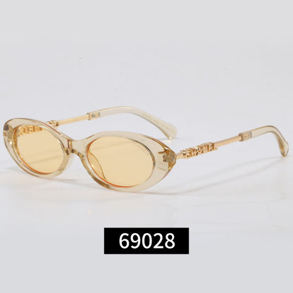 8-color oval premium sunglasses 69028
