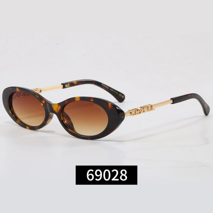 8-color oval premium sunglasses 69028