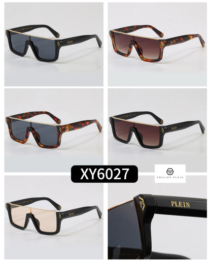 Five-color aviation-style premium sunglasses with different frames XY6027