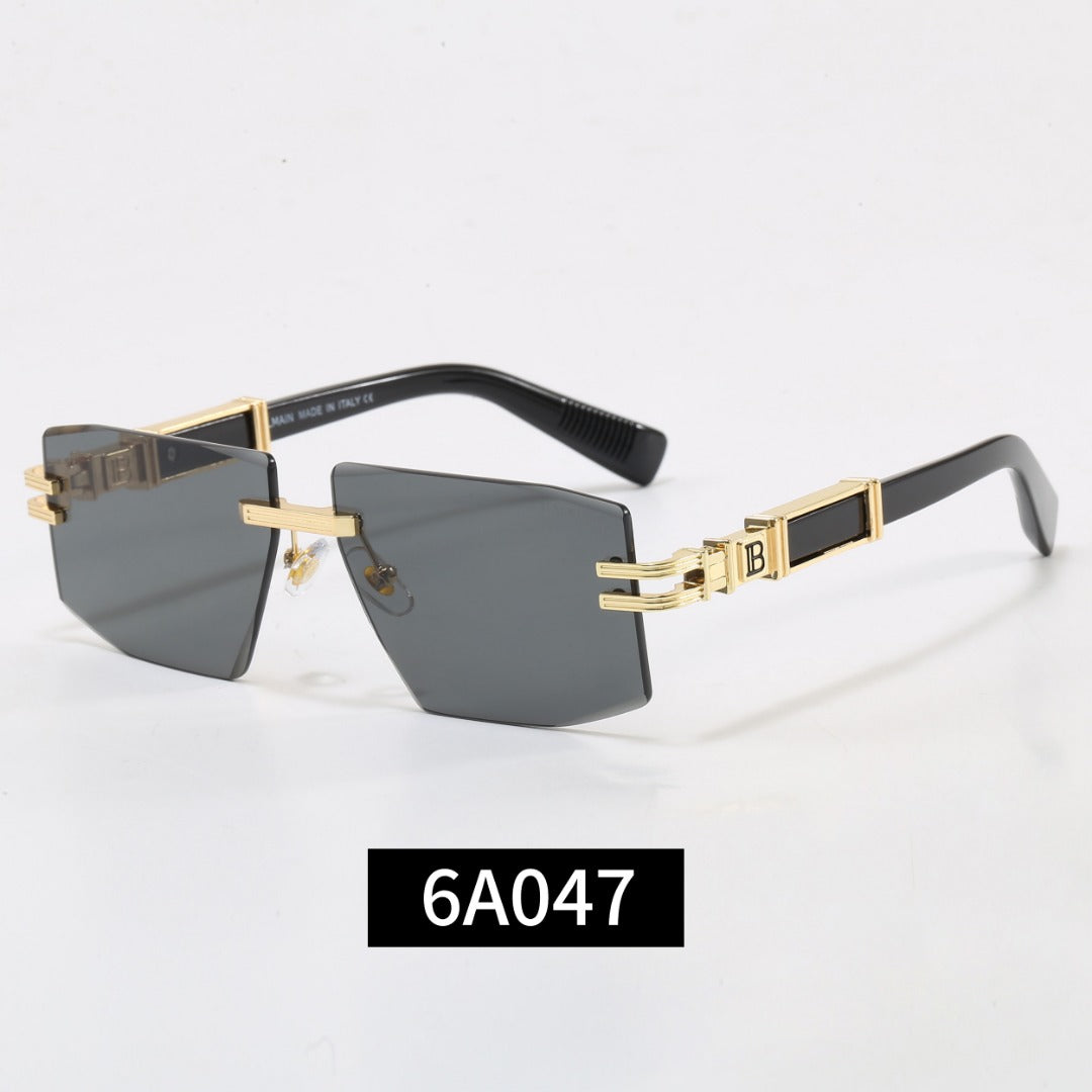 6-color square premium sunglasses 6A047