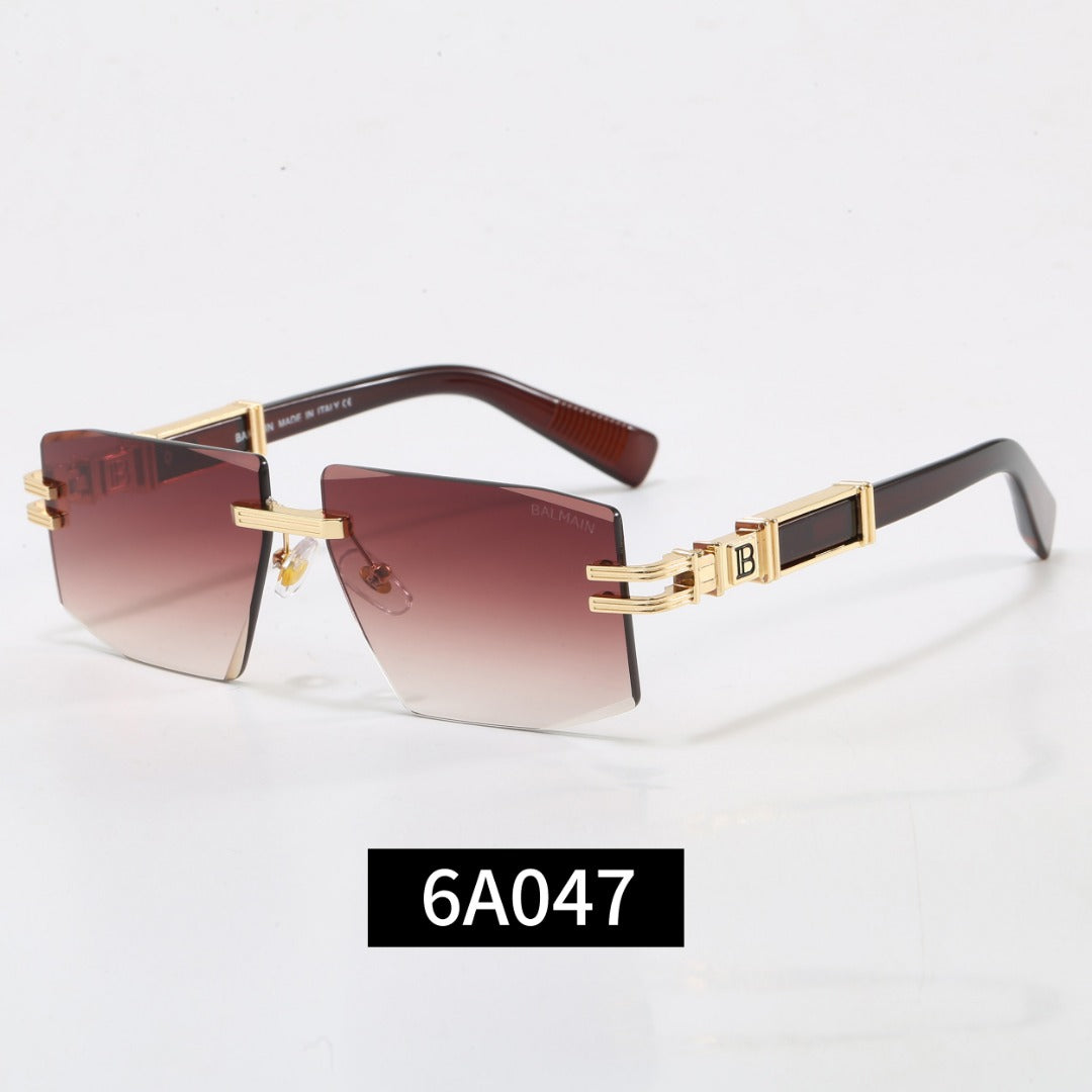6-color square premium sunglasses 6A047