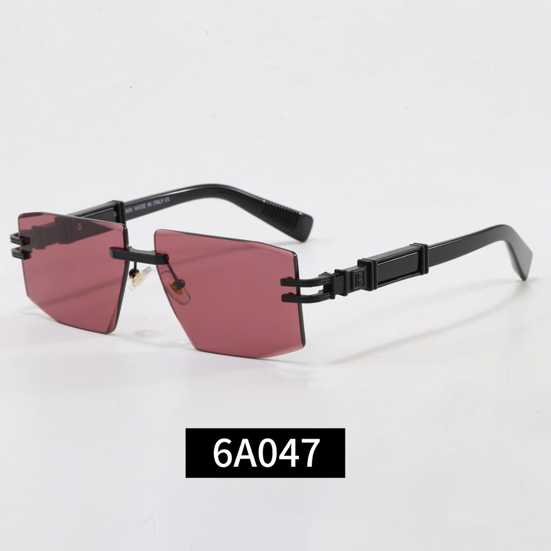 6-color square premium sunglasses 6A047