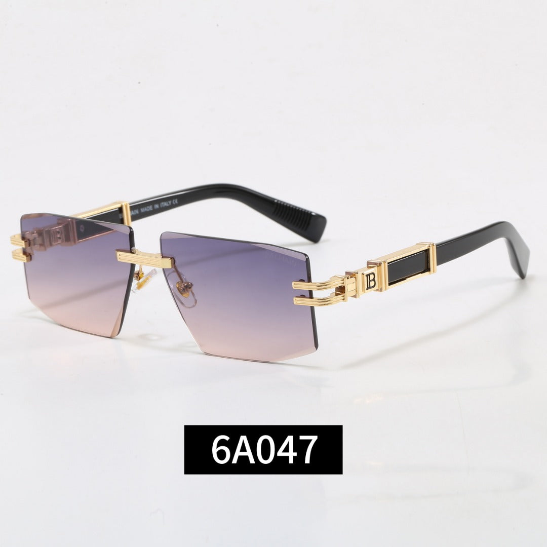 6-color square premium sunglasses 6A047
