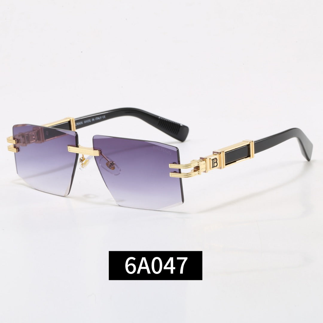 6-color square premium sunglasses 6A047