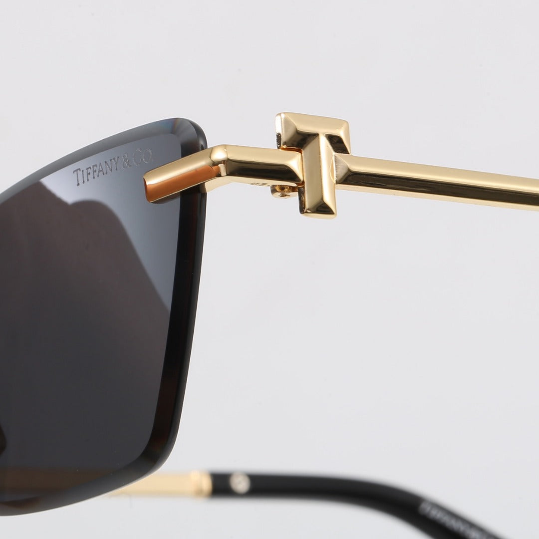 8-color rectangular exquisite sunglasses J739