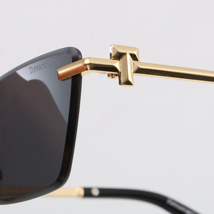 8-color rectangular exquisite sunglasses J739