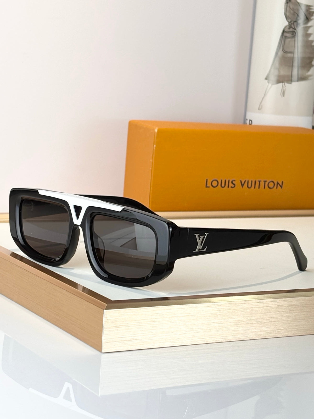 High-quality 7-color stylish square sunglasses