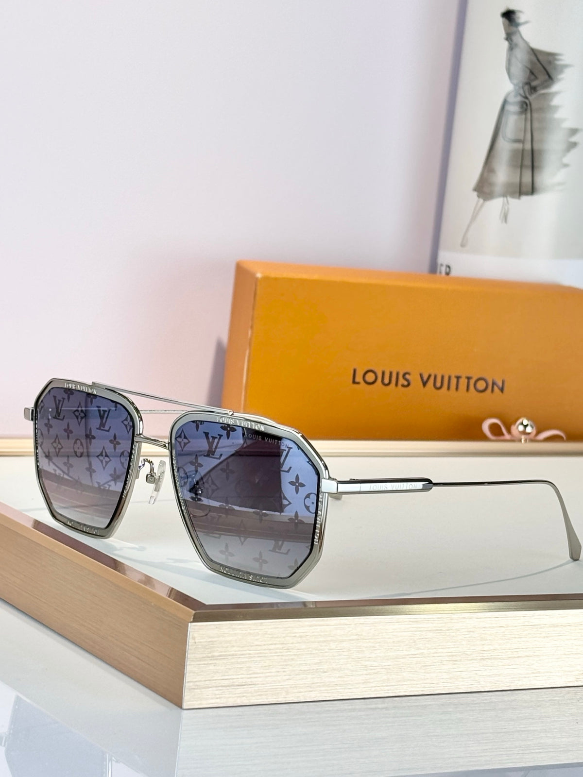 High-quality 8-color stylish square sunglasses
