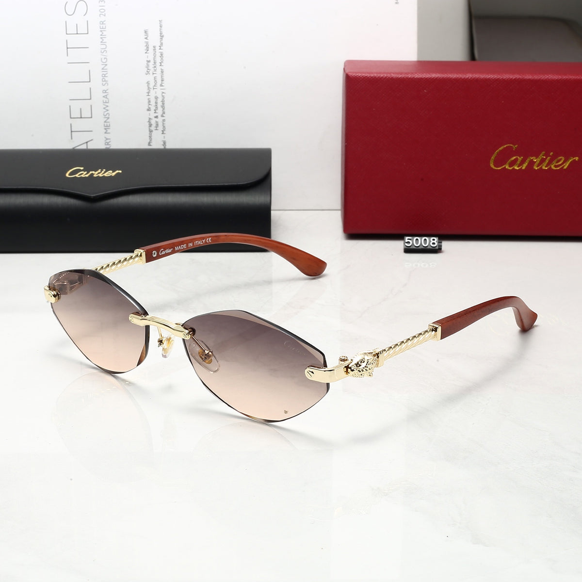5 Colors Fashion Sunglasses 5008