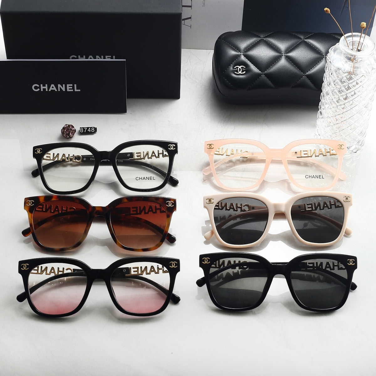 5 Colors Fashion Sunglasses 8748