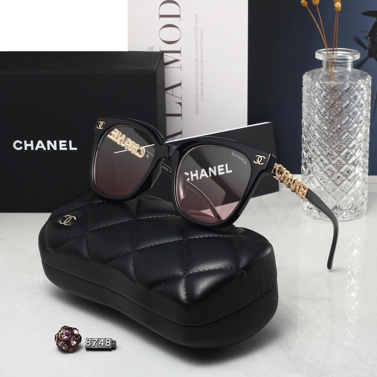 5 Colors Fashion Sunglasses 8748