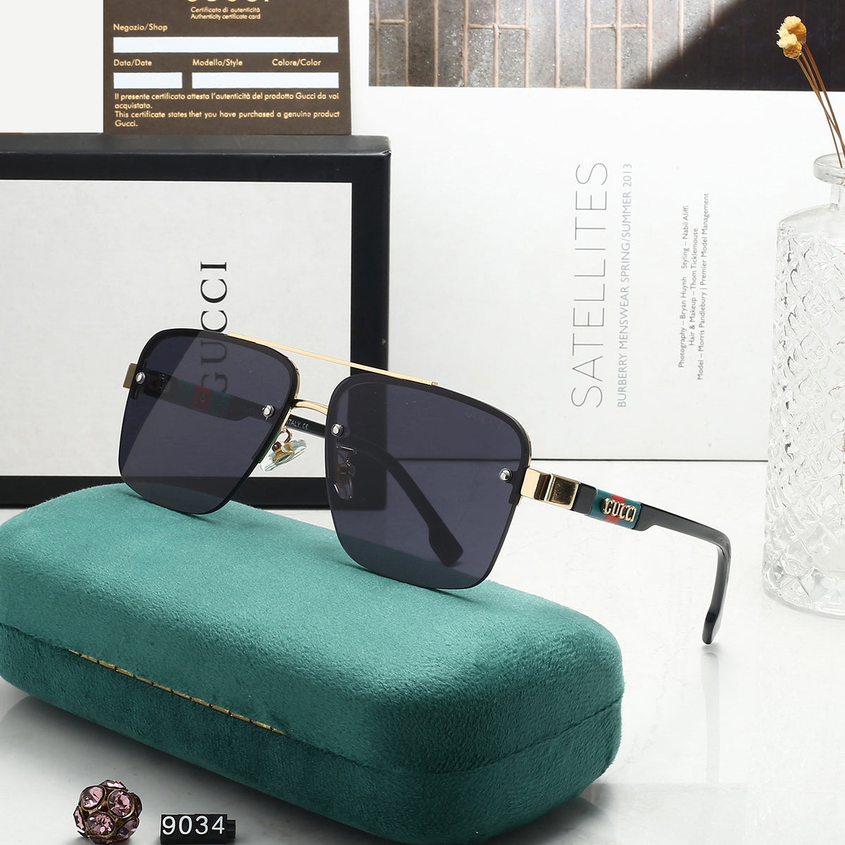 4 Colors Fashion Sunglasses 9034