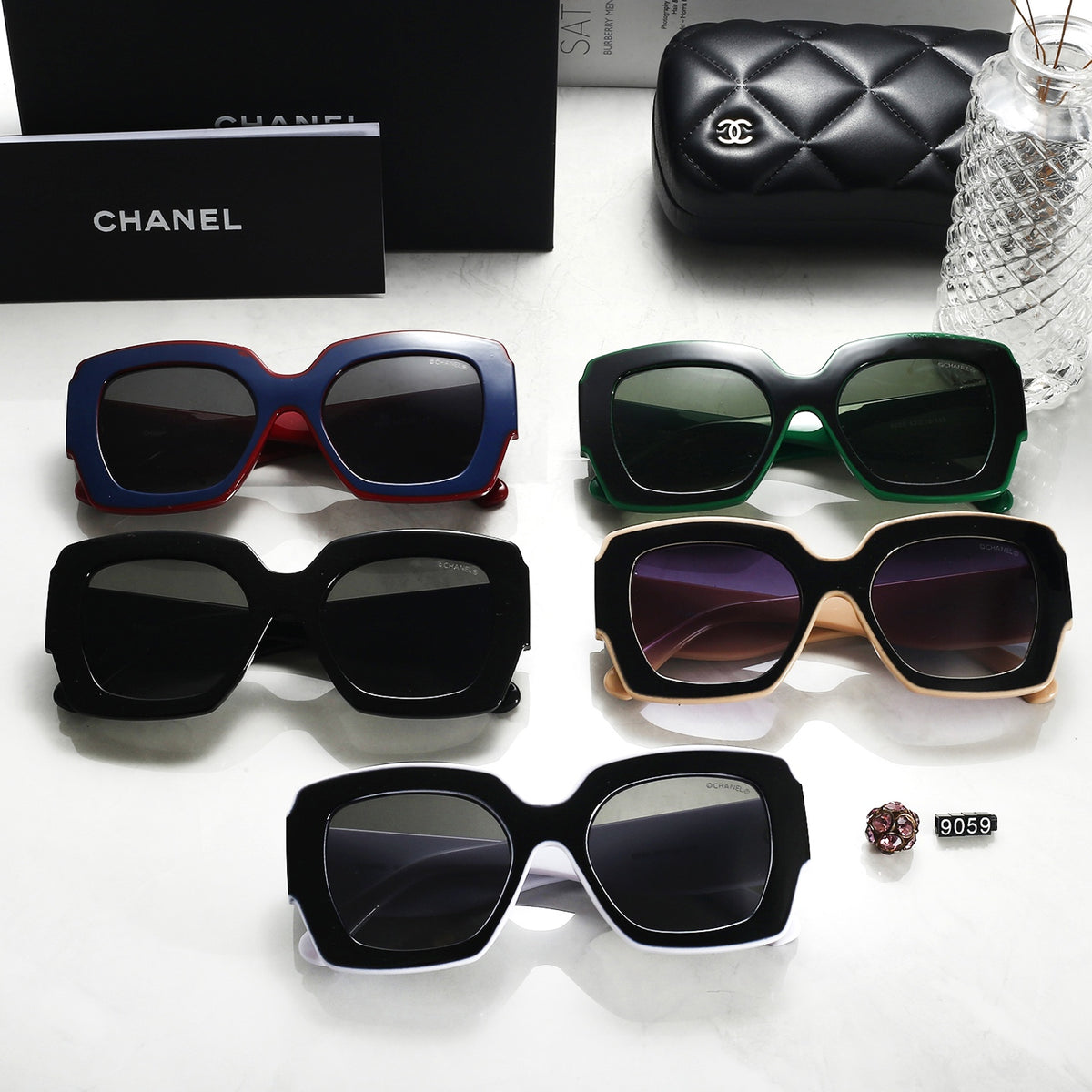 5 Colors Fashion Sunglasses 9059