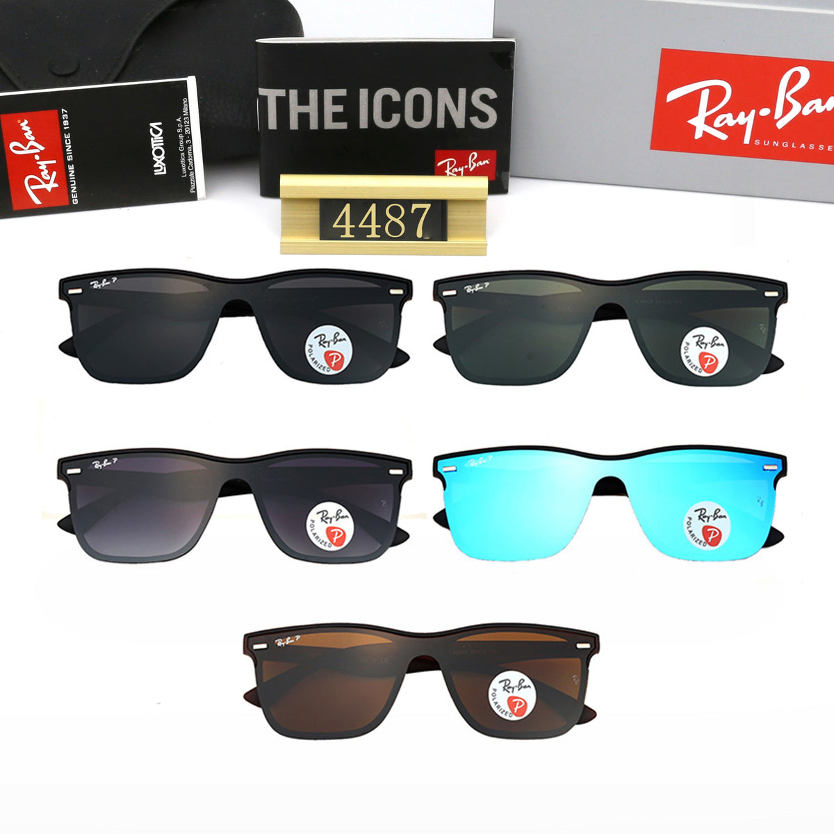 5 Colors Fashion Sunglasses—4487