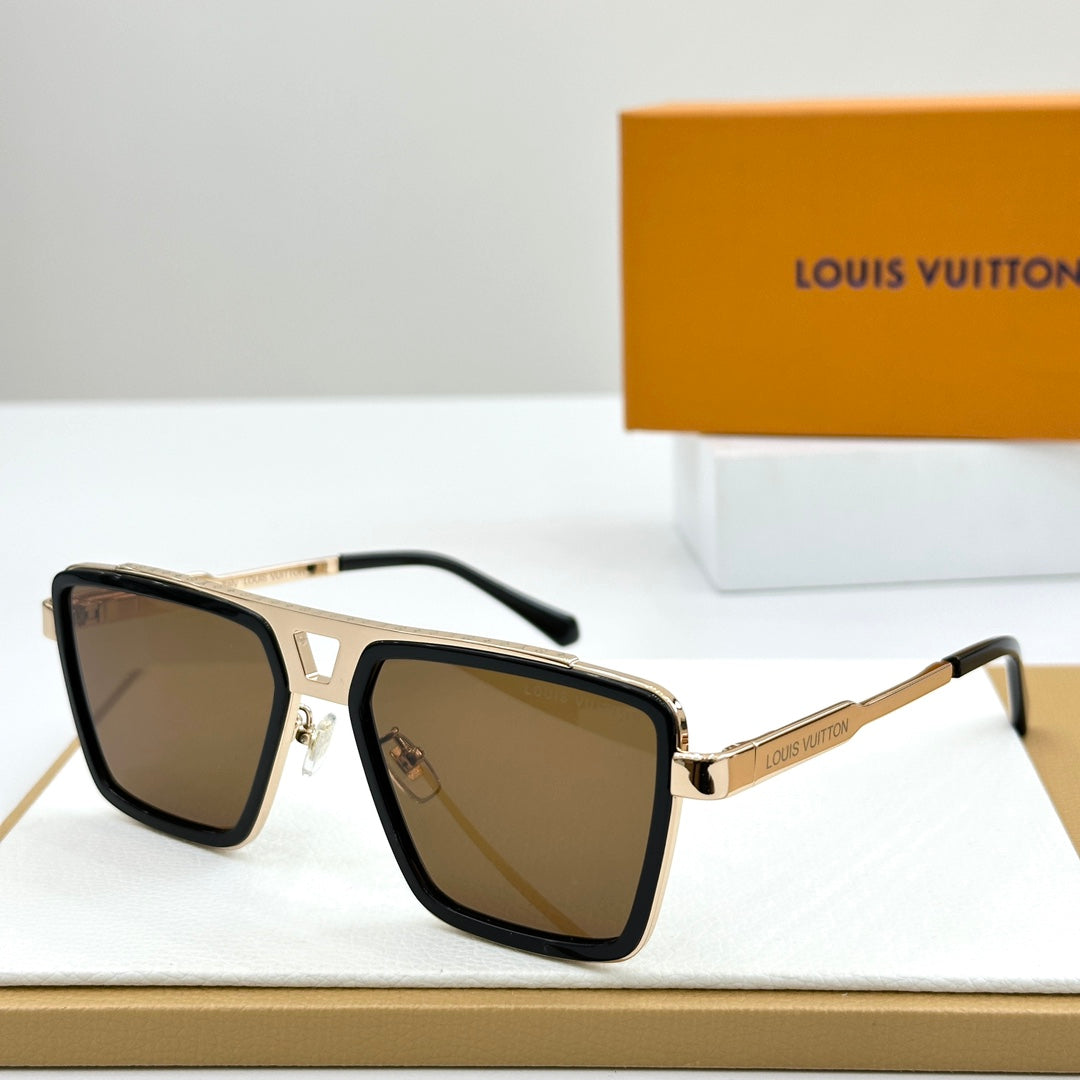 High-quality 6-color stylish square sunglasses