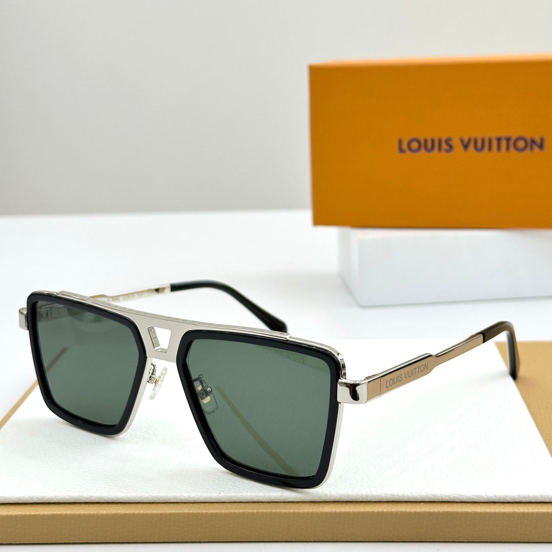 High-quality 6-color stylish square sunglasses