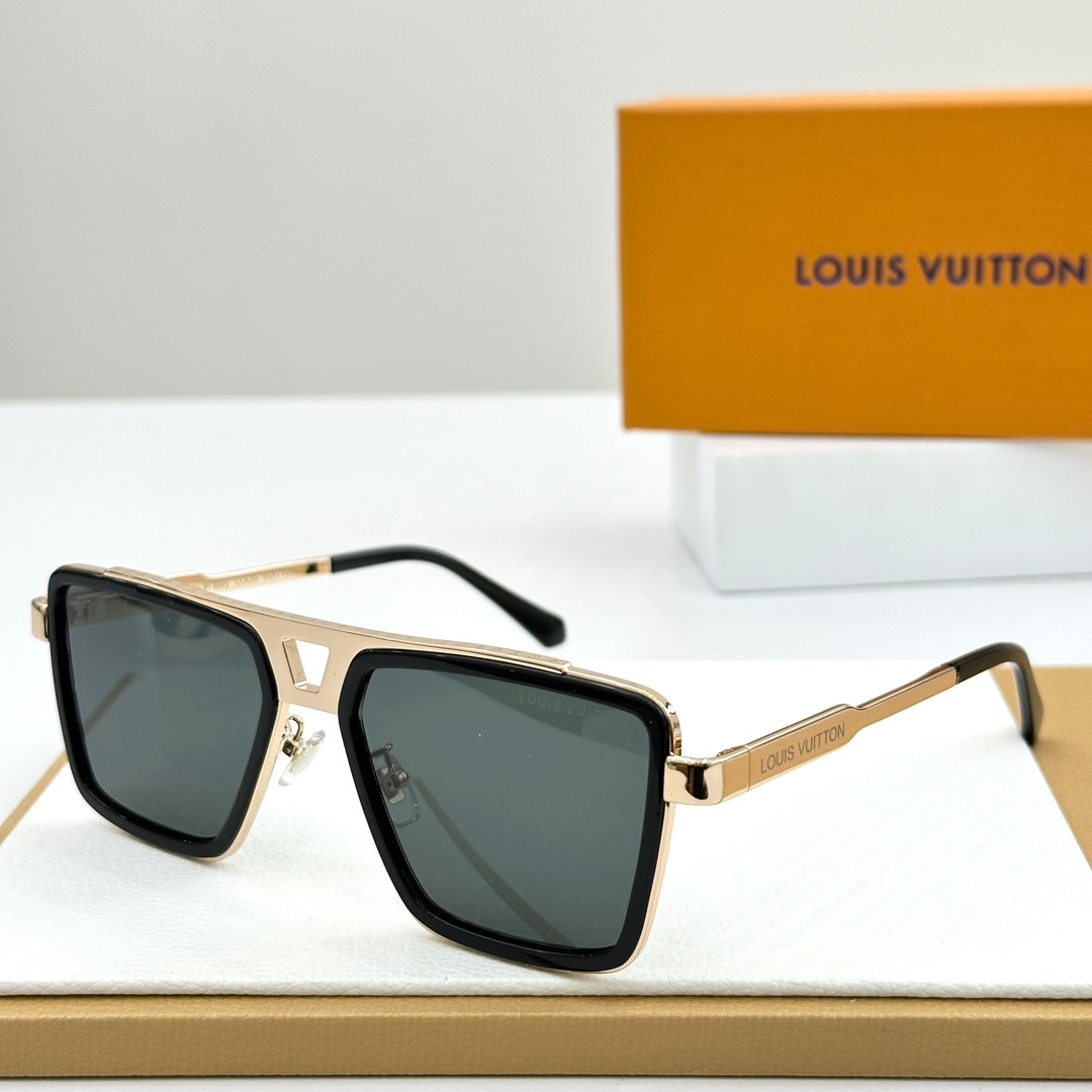 High-quality 6-color stylish square sunglasses