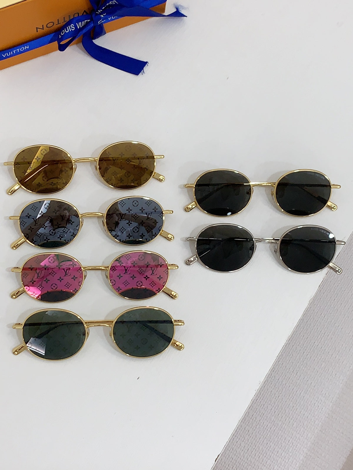 High-quality 6-color stylish round sunglasses