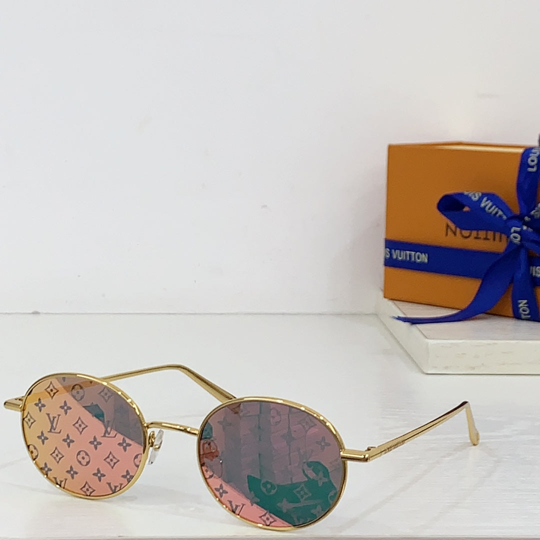 High-quality 6-color stylish round sunglasses