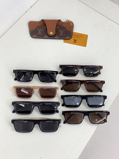 High-quality 8-color stylish square sunglasses