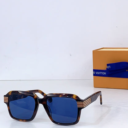 High-quality 6-color stylish square sunglasses