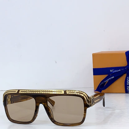 High-quality 7-color stylish square sunglasses