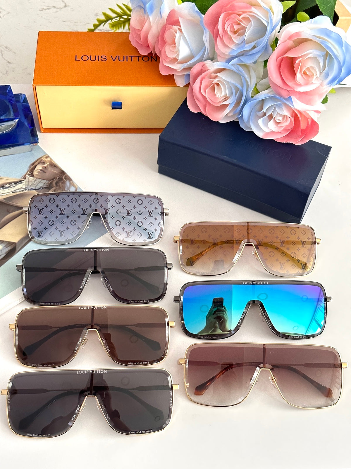 7-Color Fashion Sunglasses—2678