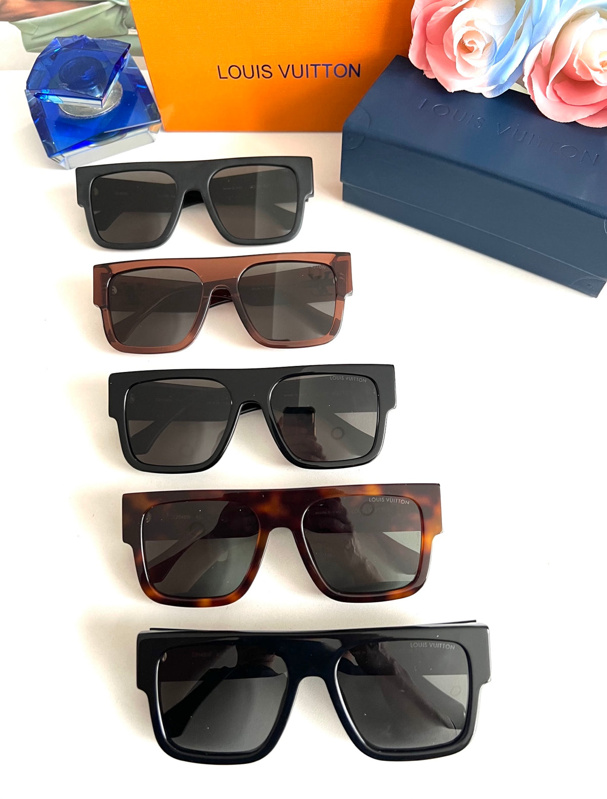 High-quality 5-color stylish square sunglasses