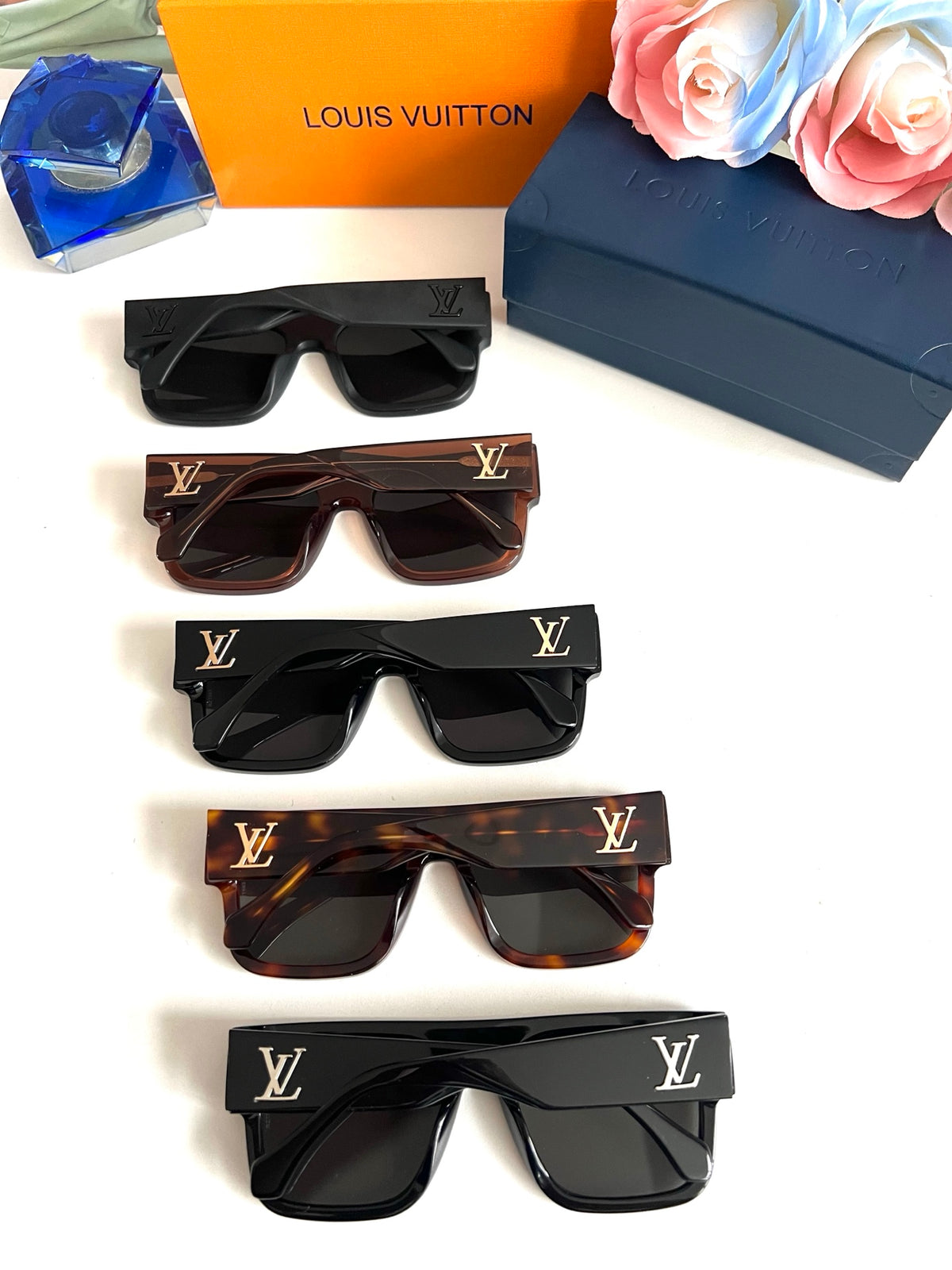 High-quality 5-color stylish square sunglasses