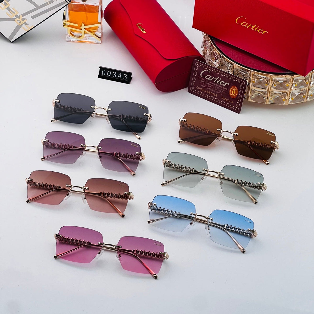 Personalized 7 Colors Fashion Sunglasses—343