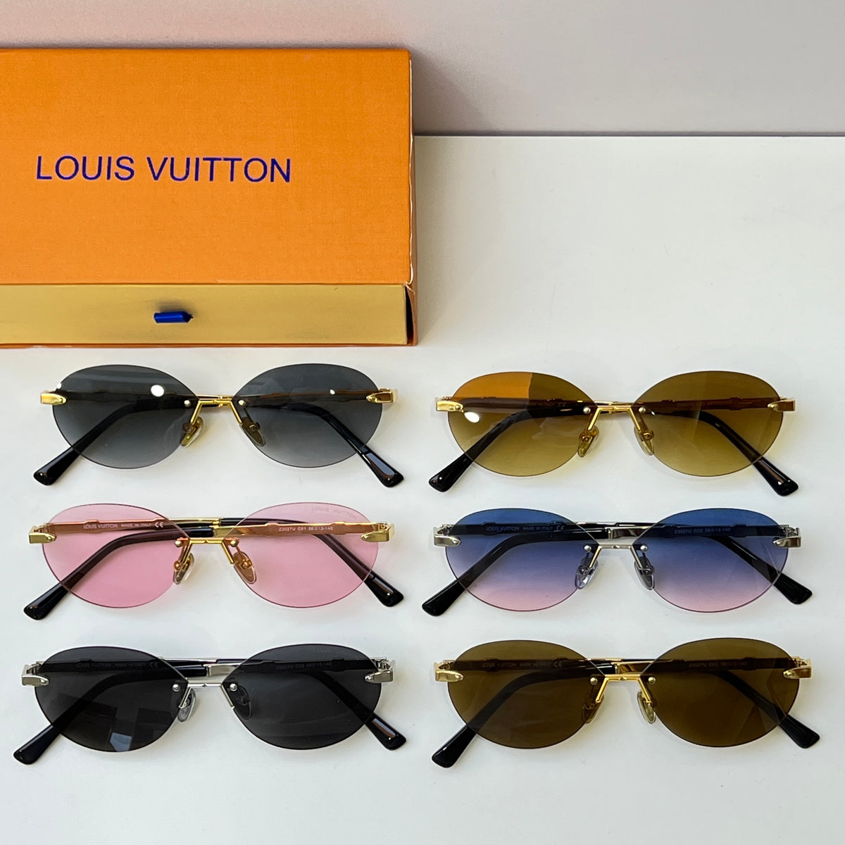 High-quality 6-color stylish round sunglasses
