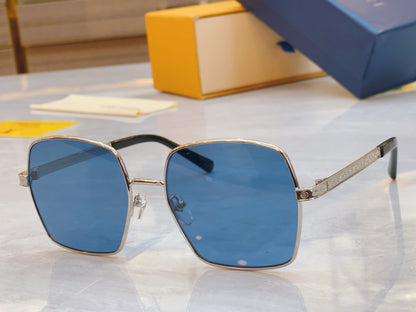 High-quality 6-color stylish square sunglasses