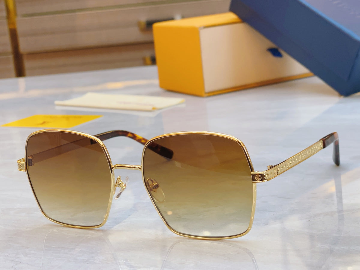High-quality 6-color stylish square sunglasses