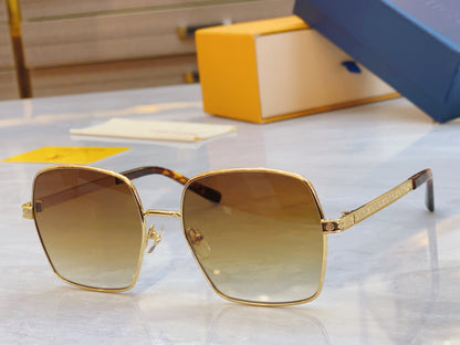 High-quality 6-color stylish square sunglasses