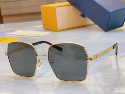 High-quality 6-color stylish square sunglasses