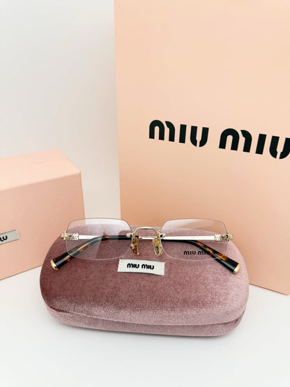 2 Colors Stylish slim metal-framed sunglasses - 0088